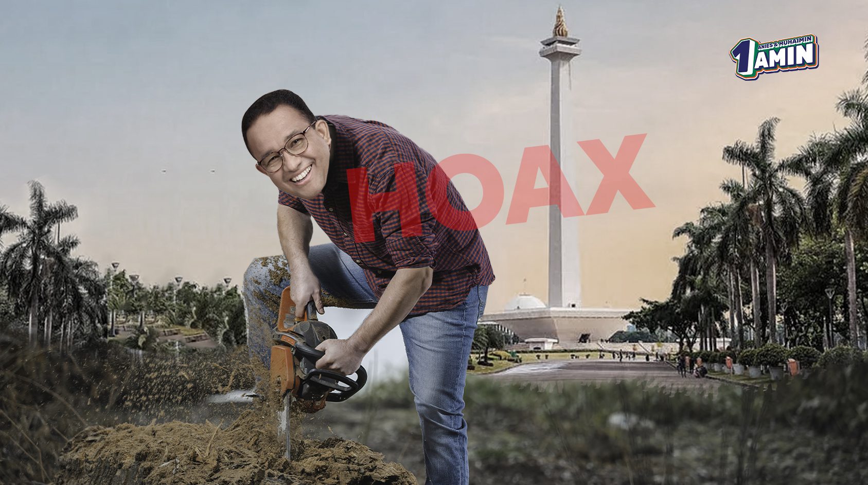 anies tebang pohon di monas