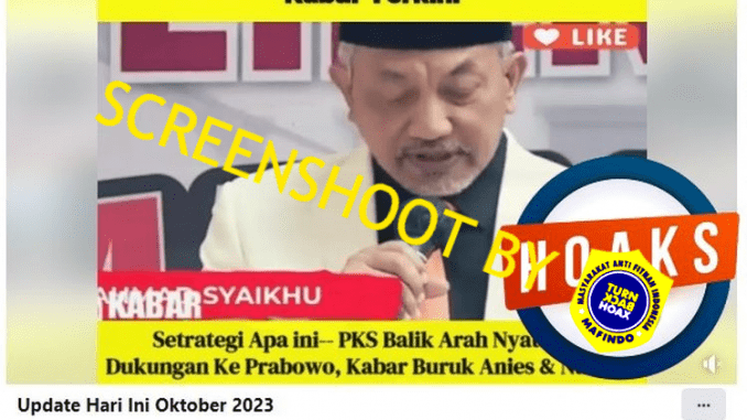 FItnah PKS dukung prabowo