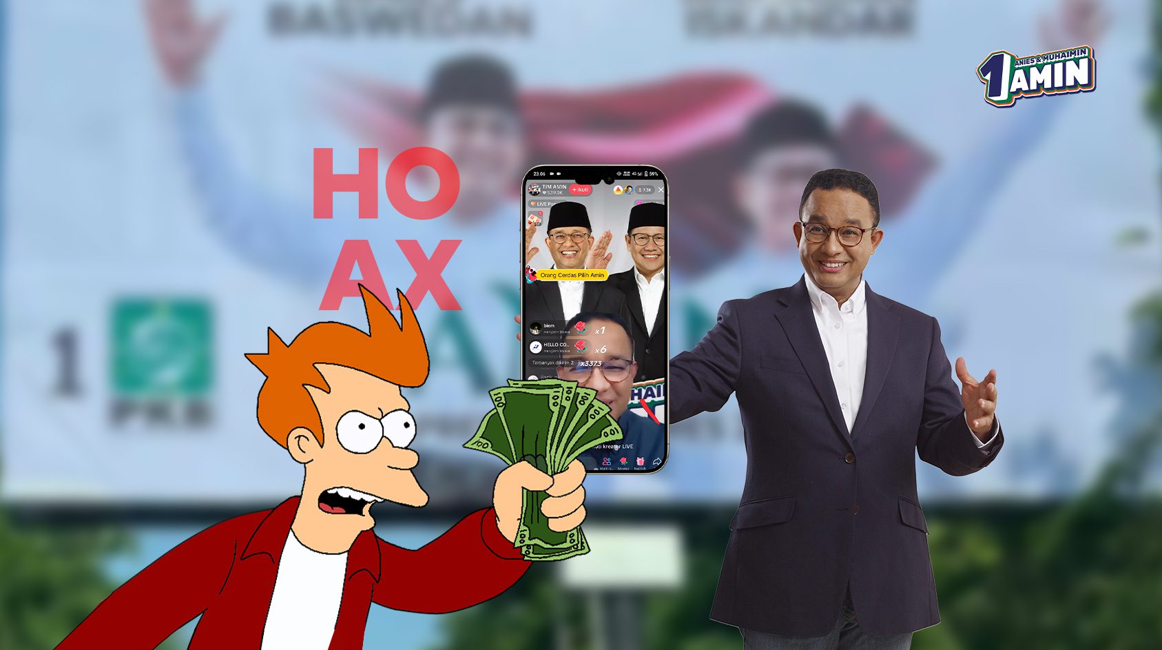 FITNAH LAGI_ Anies Buka Donasi Lewat Live TikTok untuk Dana Kampanye