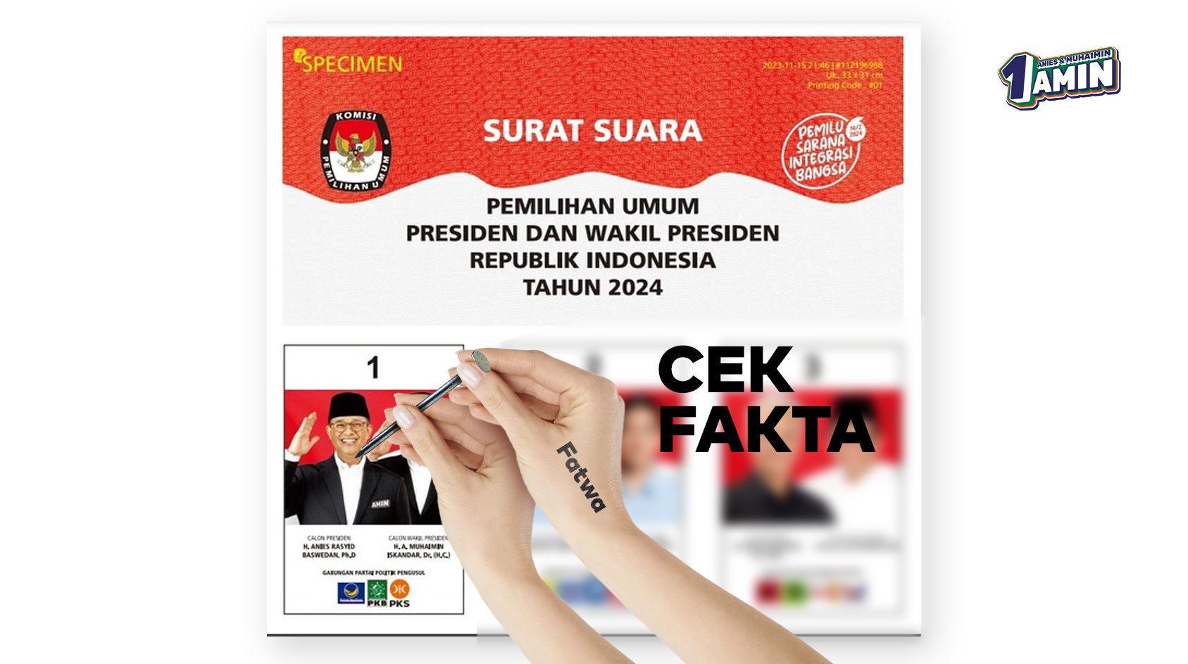 Information: Viral! Fatwa Ulama Mewajibkan untuk Pilih AMIN_